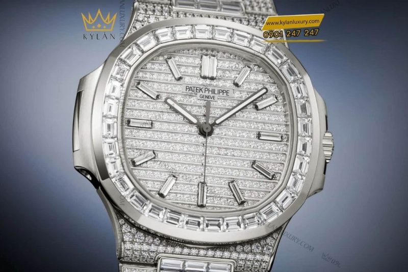 Đồng hồ Patek Philippe Nautilus đính full kim cương 5811/1460G-001