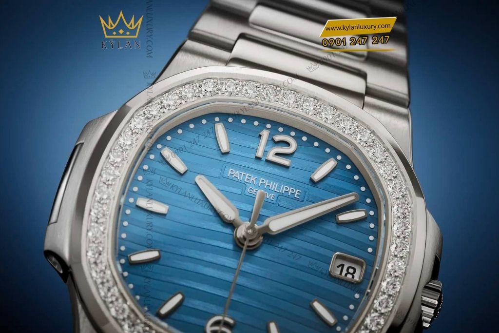 Kỳ Lân Luxury dong ho patek philippe nautilus 70101g 013 3 Đồng hồ Patek Philippe Nautilus 7010/1G-013 mặt số xanh ngọc