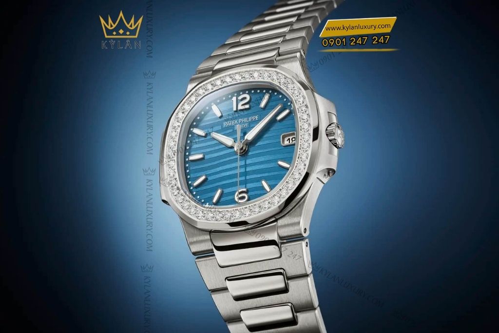 Kỳ Lân Luxury dong ho patek philippe nautilus 70101g 013 5 Đồng hồ Patek Philippe Nautilus 7010/1G-013 mặt số xanh ngọc