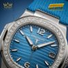 Đồng hồ Patek Philippe Nautilus 7010G-013 mặt số xanh vành kim cương