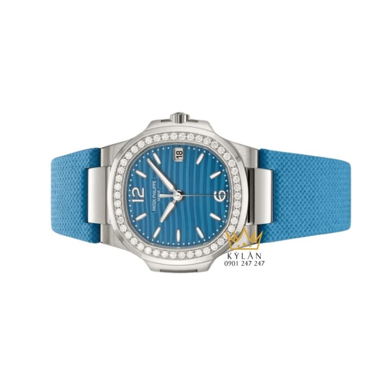Đồng hồ Patek Philippe Nautilus 7010G-013 mặt số xanh vành kim cương