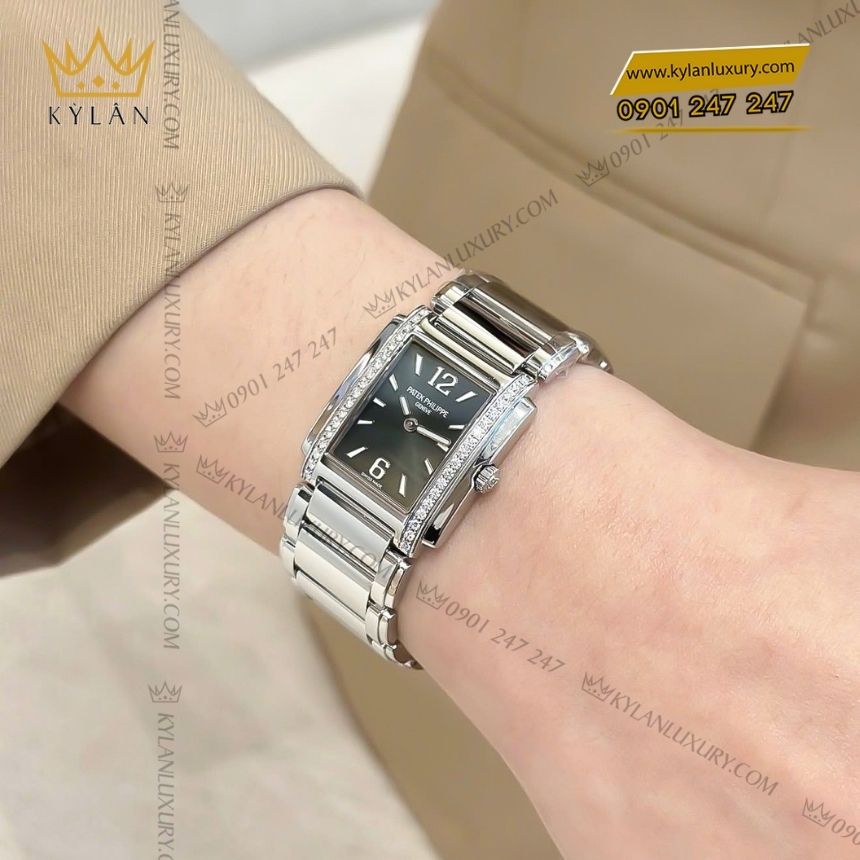Đồng hồ Patek Philippe Twenty4 mặt xanh olive 4910/1200A-011 4 Kỳ Lân Luxury dong ho patek philippe twenty4 4910 1200a 011 3 Đồng hồ Patek Philippe Twenty4 mặt xanh olive 4910/1200A-011