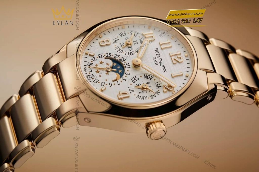 Kỳ Lân Luxury dong ho patek philippe twenty4 73401r 001 2 Đồng hồ Patek Philippe Twenty~4 7340/1R-001 mặt số bạc opaline