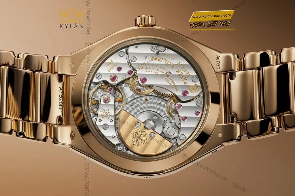 Kỳ Lân Luxury dong ho patek philippe twenty4 73401r 8 Đồng hồ Patek Philippe Twenty~4 7340/1R-010 vàng hồng và mặt số xanh olive