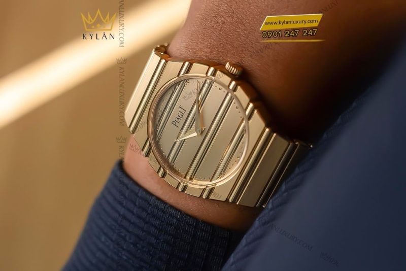 Đồng hồ Piaget Polo vàng vàng 18k nguyên khối G0A49150