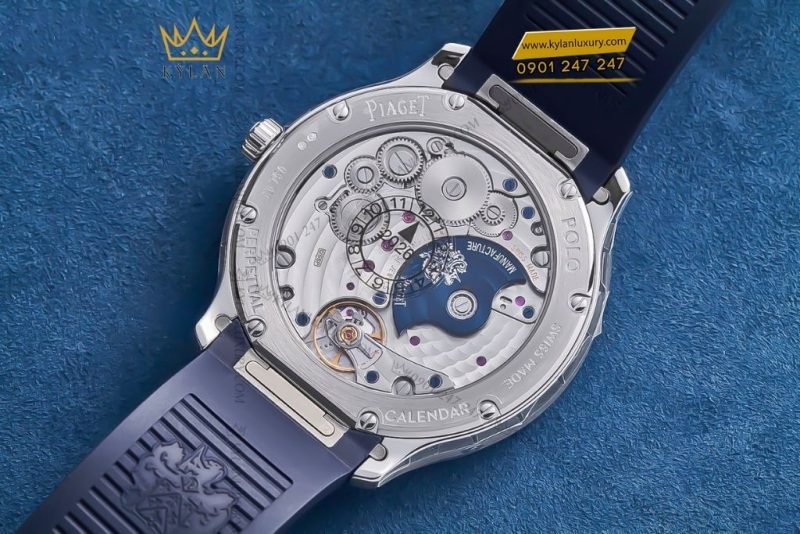 Đồng hồ Piaget Polo Perpetual Calendar Obsidian mặt thiên thạch xanh G0A49006