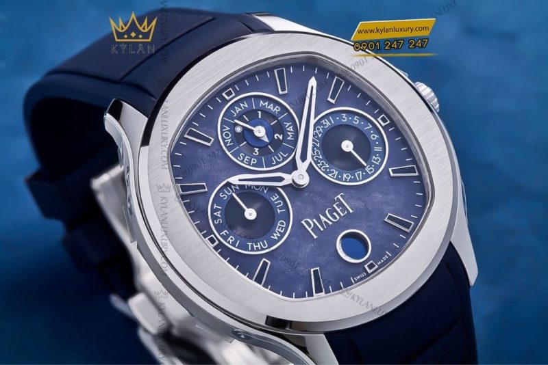 Đồng hồ Piaget Polo Perpetual Calendar Obsidian mặt thiên thạch xanh G0A49006
