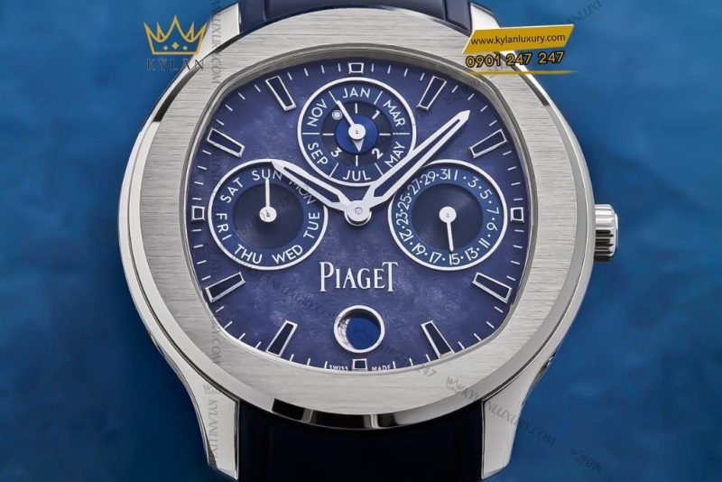 Đồng hồ Piaget Polo Perpetual Calendar Obsidian mặt thiên thạch xanh G0A49006