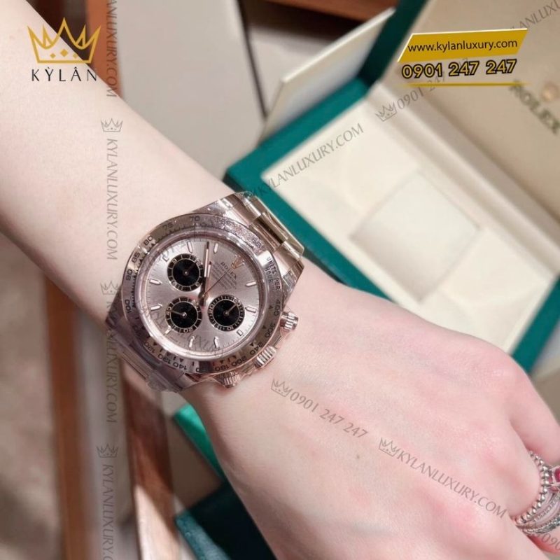 Đồng hồ Rolex Cosmograph Daytona mặt số đỏ Sundust 126505-0003