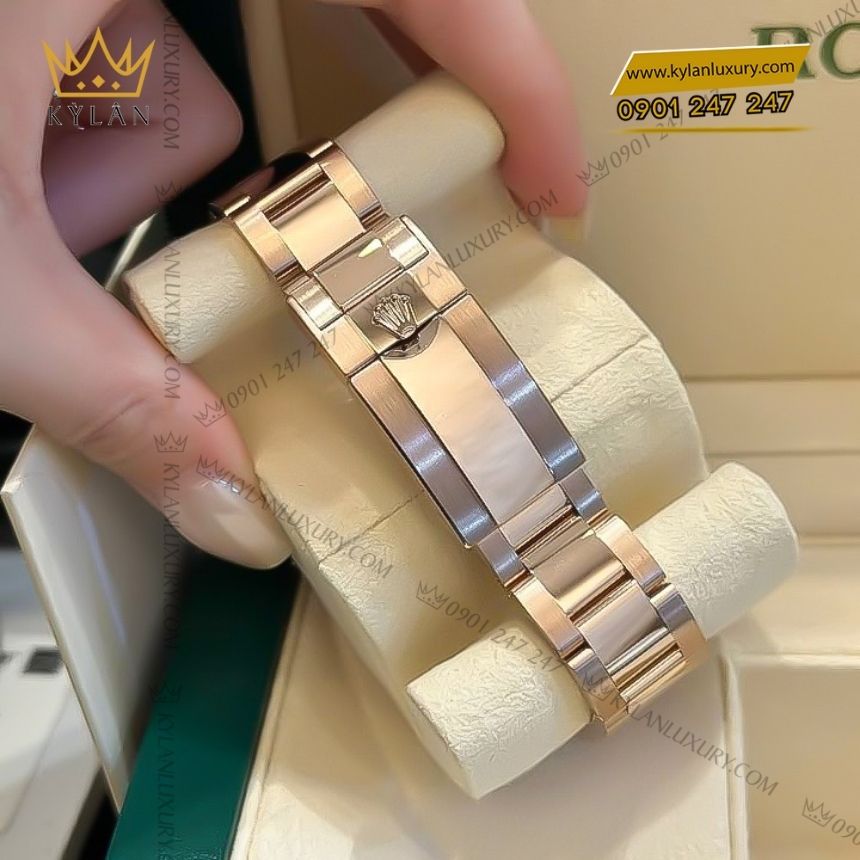 Kỳ Lân Luxury dong ho rolex cosmograph daytona 126505 0003 3 Đồng hồ Rolex Cosmograph Daytona mặt số đỏ Sundust 126505-0003