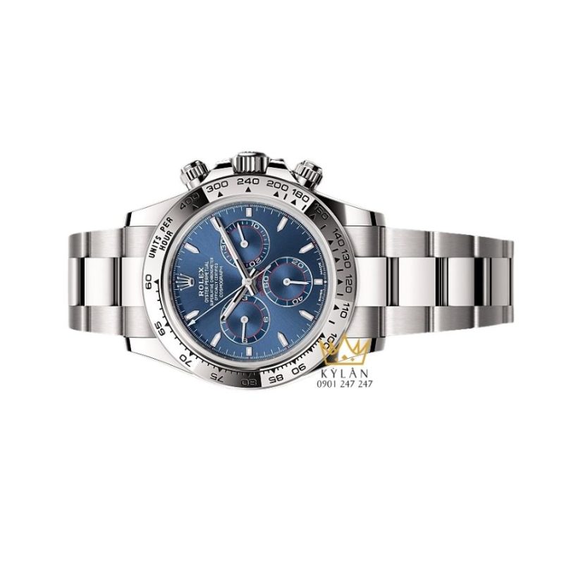 Đồng hồ Rolex Cosmograph Daytona mặt số xanh sáng 126509-0005
