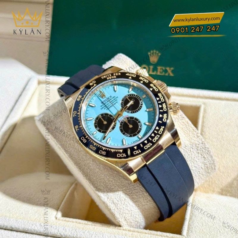 Đồng hồ Rolex Cosmograph Daytona mặt xanh ngọc 126518LN-0014