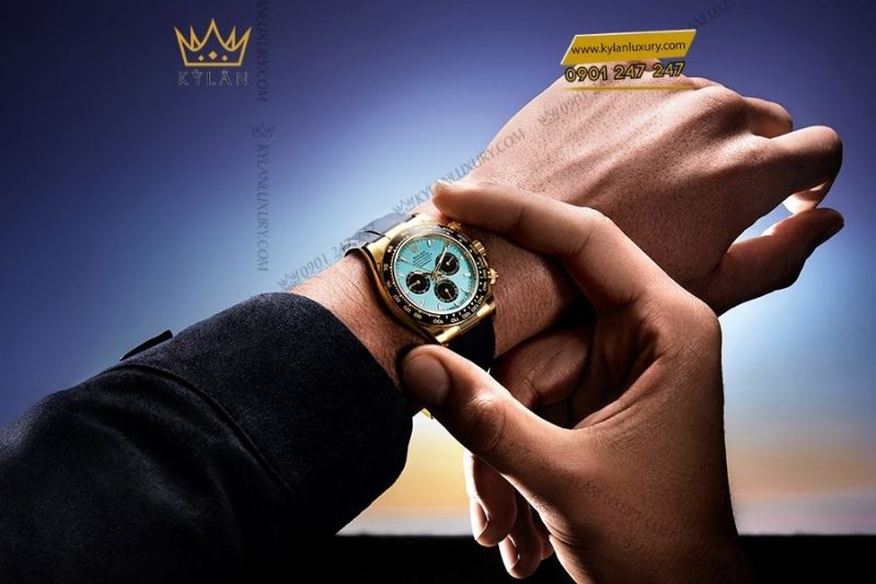 Đồng hồ Rolex Cosmograph Daytona m126518ln-0014 mặc số xanh ngọc lam