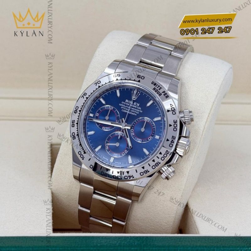 Đồng hồ Rolex Cosmograph Daytona mặt số xanh dương 126509-0005