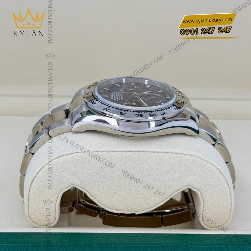 Kỳ Lân Luxury dong ho rolex cosmograph daytona mat so xanh sang 126509 0005 4 Đồng hồ Rolex Cosmograph Daytona mặt số xanh dương 126509-0005