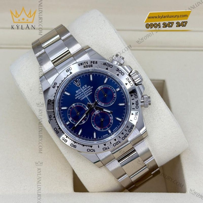 Đồng hồ Rolex Cosmograph Daytona mặt số xanh dương 126509-0005