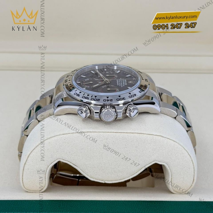 Kỳ Lân Luxury dong ho rolex cosmograph daytona mat so xanh sang 126509 0005 9 Đồng hồ Rolex Cosmograph Daytona mặt số xanh dương 126509-0005
