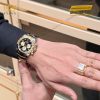 Đồng hồ Rolex Cosmograph Daytona mặt số đen cọc kim cương 126503-0002