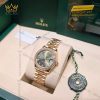 Đồng hồ Rolex Datejust 31 mặt số olive vành kim cương 278288rbr-0007