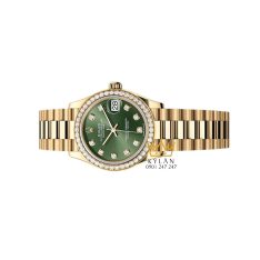 Đồng hồ Rolex Datejust 31 mặt số olive nạm kim cương 278288rbr-0007