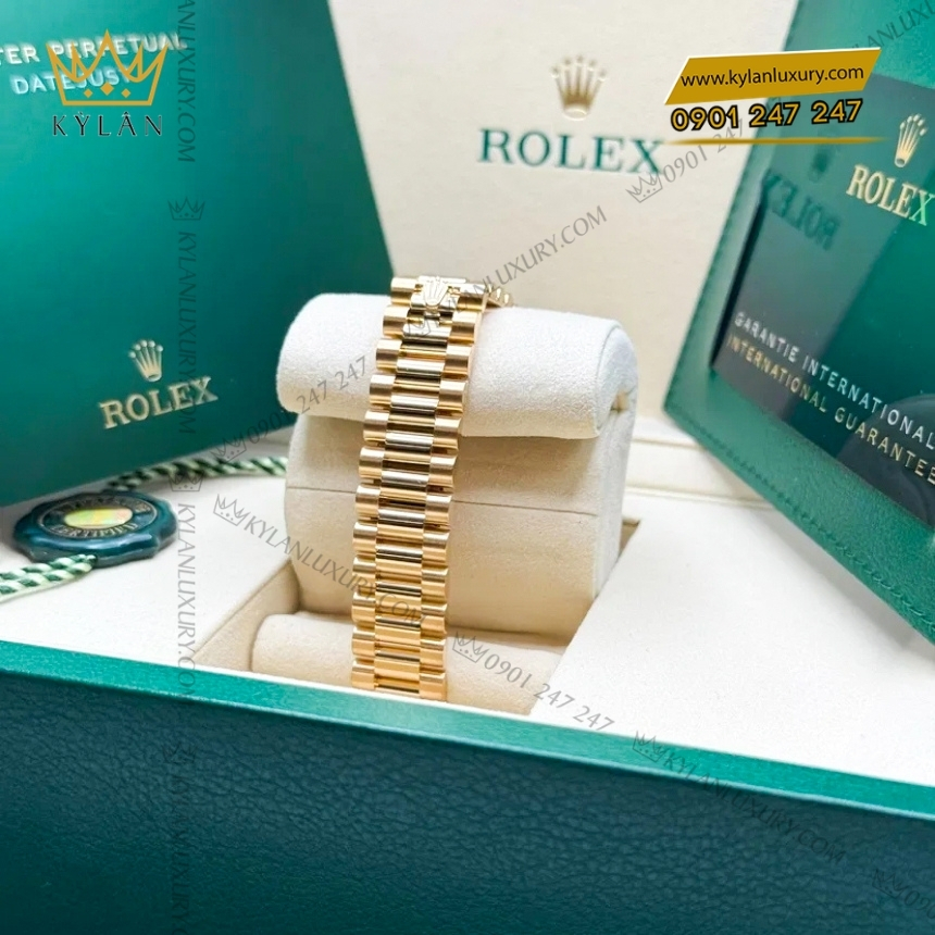 Kỳ Lân Luxury dong ho rolex datejust 31 278288rbr 0007 3 2 Đồng hồ Rolex Datejust 31 mặt số olive nạm kim cương 278288rbr-0007