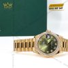 Đồng hồ Rolex Datejust 31 mặt số olive vành kim cương 278288rbr-0007