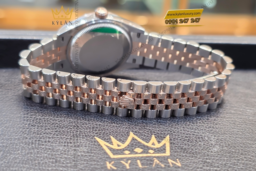 Kỳ Lân Luxury dong ho rolex datejust 31 vang everose 278271 0002 18 Đồng hồ Rolex Datejust 31 vàng Everose 278271-0002