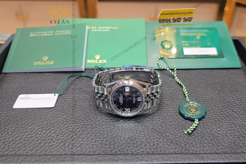 Đồng hồ Rolex Datejust 36 mặt số tím 126234-0021