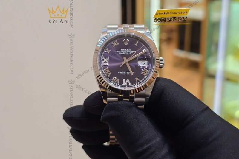 Đồng hồ Rolex Datejust 36 mặt số tím 126234-0021