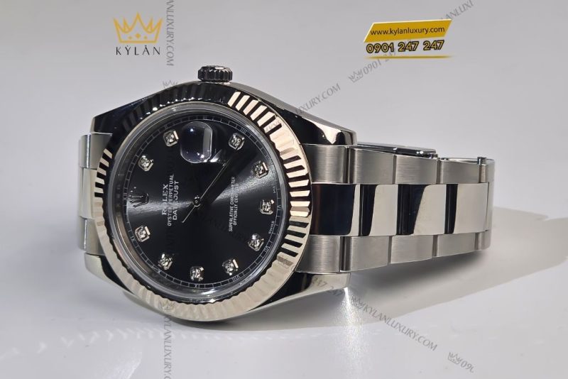 Đồng hồ Rolex Datejust 41 mặt ghi xám 116334