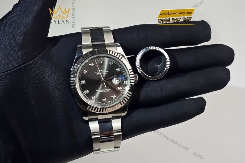 Đồng hồ Rolex Datejust 41 mặt ghi xám 116334
