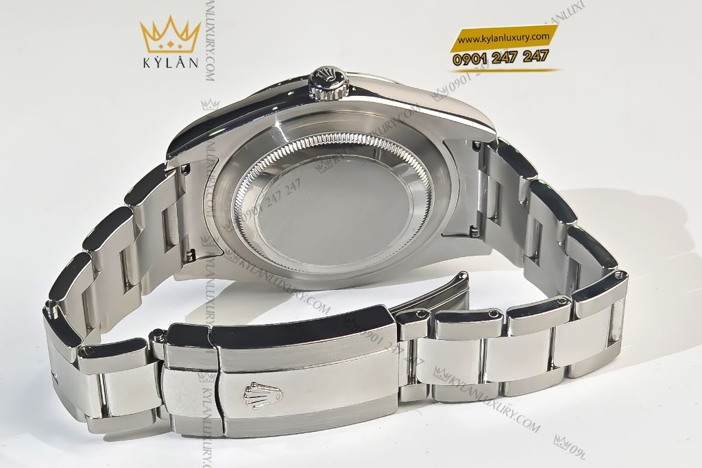 Kỳ Lân Luxury dong ho rolex datejust 41 116334 Đồng hồ Rolex Datejust 41 mặt ghi xám 116334