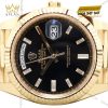 Đồng hồ Rolex Day-Date 40mm M228238-0059 mặt mã não cọc số kim cương