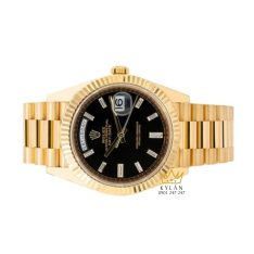 Đồng hồ Rolex Day-Date 40mm M228238-0059 mặt mã não cọc số kim cương