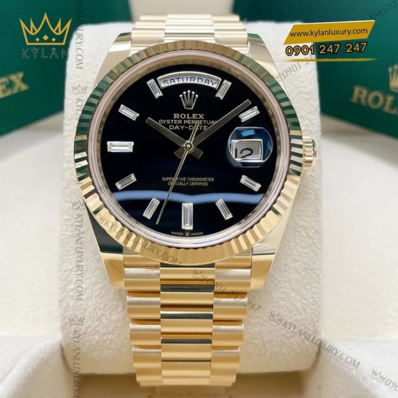 Đồng hồ Rolex Day-Date 40 mặt mã não 228238-0059
