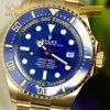 Đồng hồ Rolex Deepsea vàng 18ct mặt số xanh dương m136668lb-0001