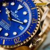 Đồng hồ Rolex Deepsea vàng 18ct mặt số xanh dương m136668lb-0001