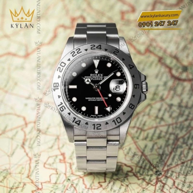 Đồng hồ Rolex Explorer II 42 mặt số đen 226570-0002