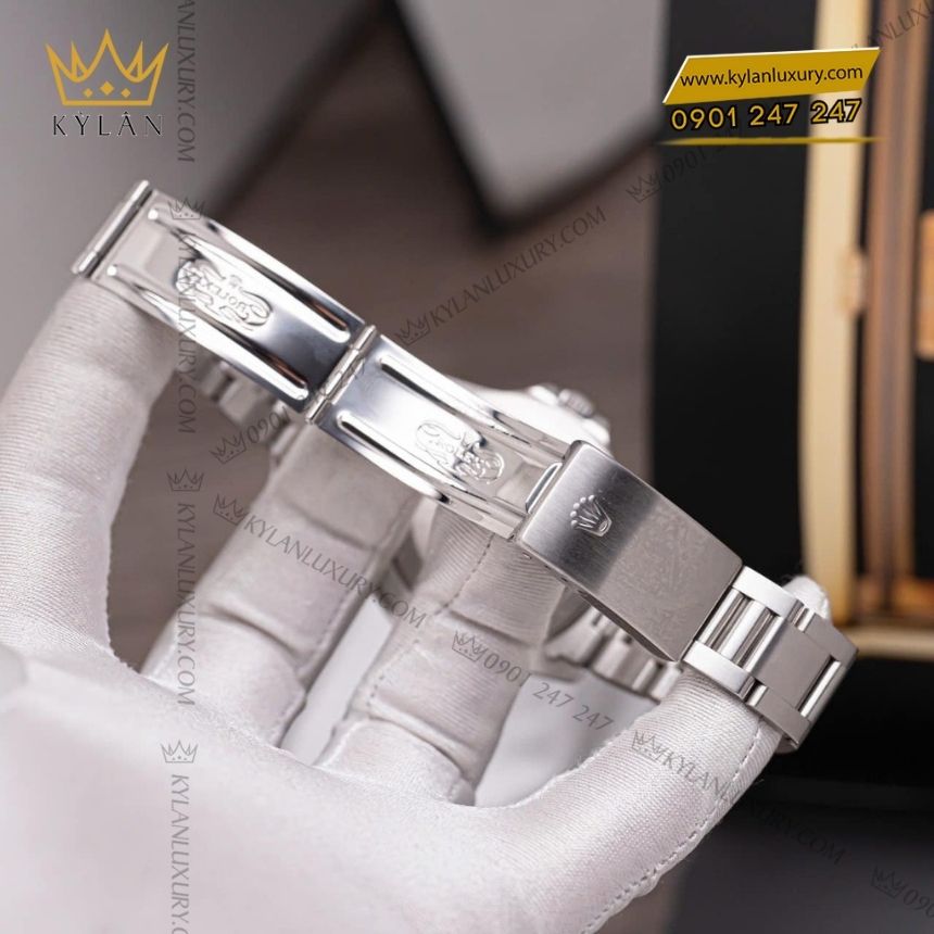 Kỳ Lân Luxury dong ho rolex eplorer ii 42 226570 0002 6 Đồng hồ Rolex Explorer II 42 mặt số đen 226570-0002