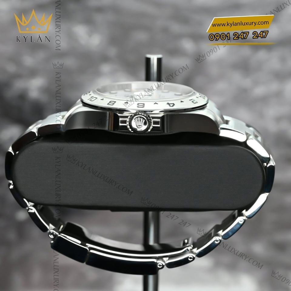 Kỳ Lân Luxury dong ho rolex explorer ii 226570 0001 6 Đồng hồ Rolex Explorer II mặt số trắng Polar 226570-0001