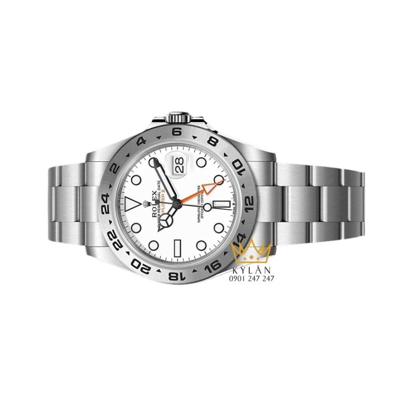 Đồng hồ Rolex Explorer II mặt số trắng Polar 226570-0001