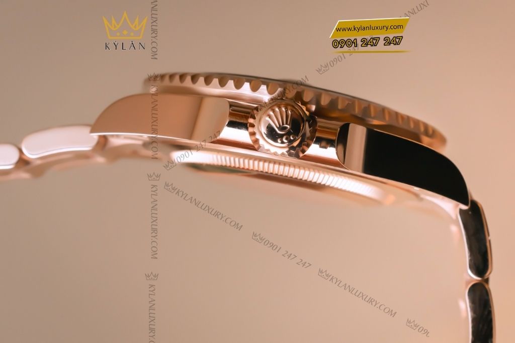 Kỳ Lân Luxury dong ho rolex gmt master ii 126715chnr 4 Đồng hồ Rolex GMT-Master II mặt số đá Tiger Iron 126715CHNR-0002