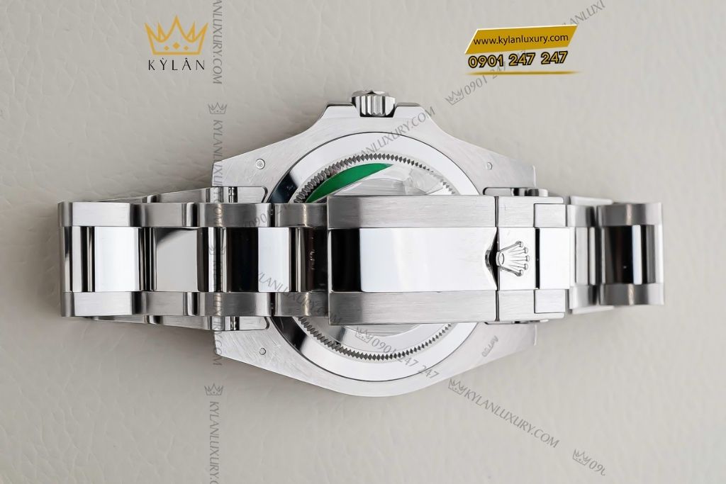 Kỳ Lân Luxury dong ho rolex gmt master ii 126729vtnr 0001 4 Đồng hồ Rolex GMT-Master II mặt số gốm xanh lá 126729vtnr-0001