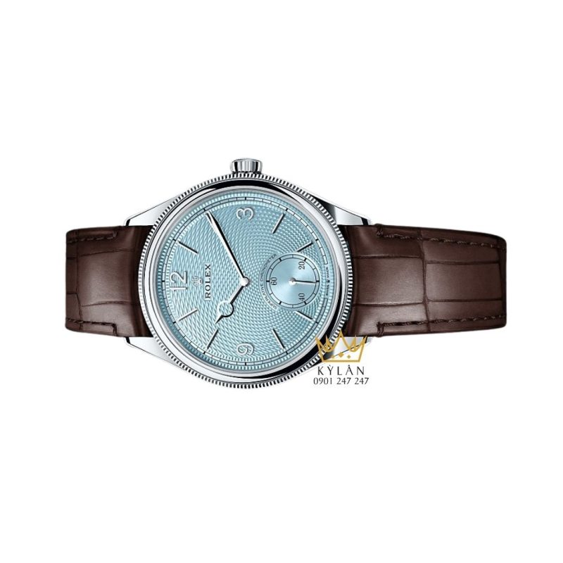 Đồng hồ Rolex Perpetual 1908 mặt số xanh băng giá 52506-0002