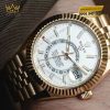 Đồng hồ Rolex Sky-Dweller mặt trắng vàng kim 18ct m336938-0006
