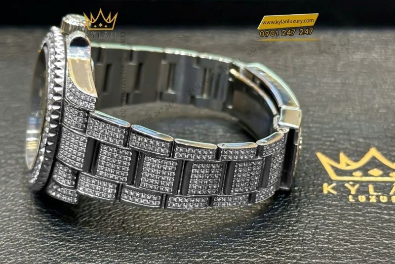Đồng hồ Rolex Submariner custom đính full kim cương 114060