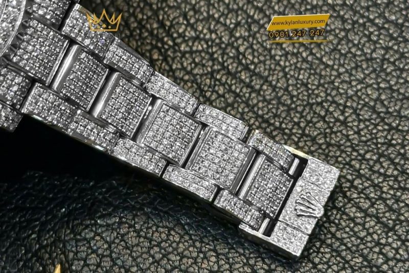 Đồng hồ Rolex Submariner custom đính full kim cương 114060