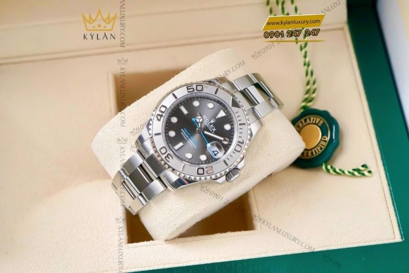 Đồng hồ Rolex Yacht-Master 37 mặt xám đen 268622-0002