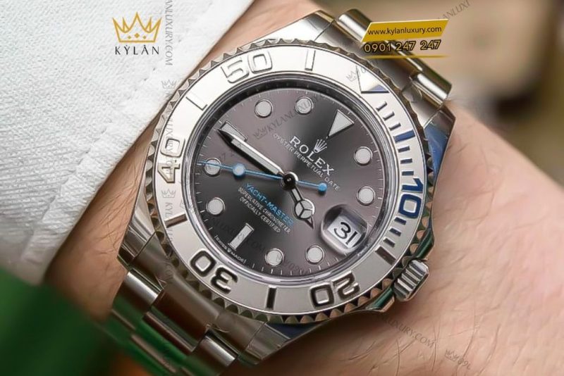 Đồng hồ Rolex Yacht-Master 37 mặt xám đen 268622-0002