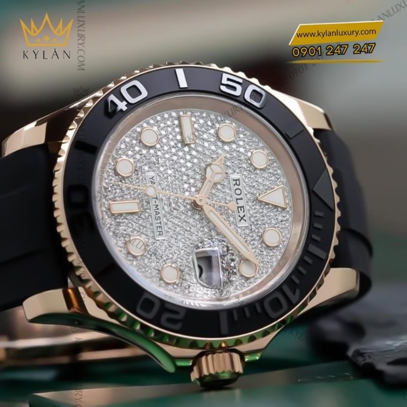 Đồng hồ Rolex Yacht-Master 40mm mặt số nạm kim cương 126655-0005